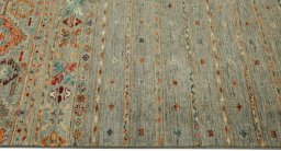 Central medallion detail of New Samarkand rug from Pakistan