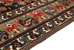 Central medallion detail of 1900s Antique Carpets rug from Iran / Persia
