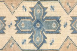 Central medallion detail of 1920s Antique Carpets rug from Turkey