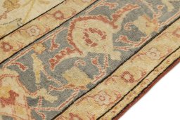 Central medallion detail of 1920s Antique Carpets rug from Turkey