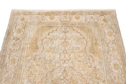 Surface texture of 1920s Antique Carpets rug with natural Silk and intricate pattern