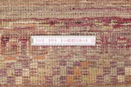 Corner detail of 1900s Antique Carpets rug showing border pattern and Wool pile