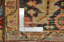 Full view of 1920s Antique Carpets rug from Iran / Persia, 365 × 260 cm in Red tones