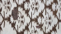 Full view of 1920s Kilim Antique rug from Iran / Persia, 185 × 97 cm in Cream tones