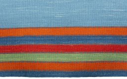 Central medallion detail of New Kilim Sofre rug from Turkey