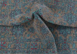Full view of New Farahan rug from Pakistan, 203 × 149 cm in Gray tones