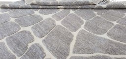 Close-up detail of New Morocco rug from Pakistan showing Wool weave