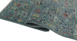 Close-up detail of New Farahan rug from Pakistan showing Wool weave