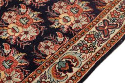 Central medallion detail of New Bijar rug from Iran / Persia