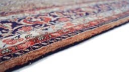 Central medallion detail of New Bijar rug from Iran / Persia