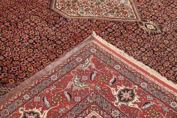 Central medallion detail of 1990s Bijar rug from Iran / Persia