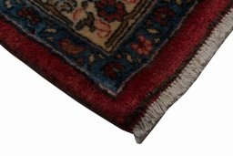 Central medallion detail of 2000s Bijar rug from Iran / Persia