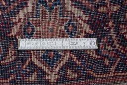 Central medallion detail of 2000s Bijar rug from Iran / Persia