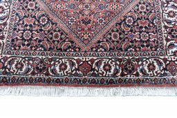 Central medallion detail of New Bijar rug from Iran / Persia