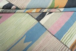 Full view of New Bijar rug from Iran / Persia, 295 × 193 cm in Multi Color tones