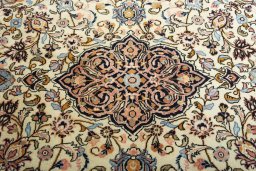 Central medallion detail of New Bijar rug from Iran / Persia