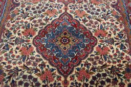 Central medallion detail of New Bijar rug from Iran / Persia