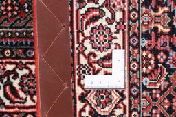 Full view of New Bijar rug from Iran / Persia, 138 × 72 cm in Multi Color tones