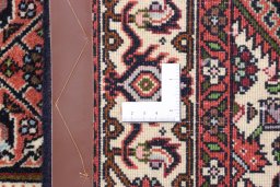 Full view of New Bijar rug from Iran / Persia, 178 × 110 cm in Multi Color tones
