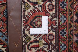 Full view of New Bijar rug from Iran / Persia, 183 × 111 cm in Multi Color tones