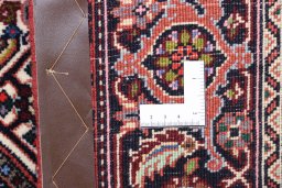 Full view of New Bijar rug from Iran / Persia, 150 × 105 cm in Multi Color tones