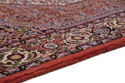 Central medallion detail of New Bijar rug from Iran / Persia