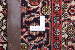 Full view of New Bijar rug from Iran / Persia, 172 × 110 cm in Multi Color tones