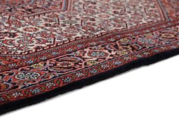 Central medallion detail of New Bijar rug from Iran / Persia