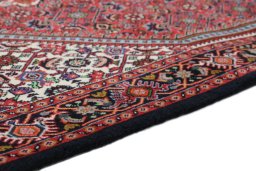 Central medallion detail of New Bijar rug from Iran / Persia