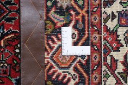 Full view of New Bijar rug from Iran / Persia, 162 × 105 cm in Multi Color tones