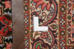 Full view of New Bijar rug from Iran / Persia, 175 × 110 cm in Multi Color tones