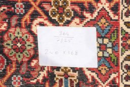 Central medallion detail of 2020s Bijar rug from Iran / Persia