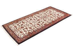 Close-up detail of 2019s Bijar rug from Iran / Persia showing Wool weave