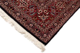 Central medallion detail of New Bijar rug from Iran / Persia