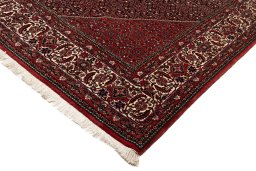 Central medallion detail of New Bijar rug from Iran / Persia