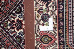 Full view of New Bijar rug from Iran / Persia, 172 × 111 cm in Multi Color tones