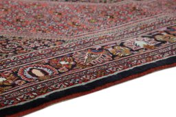 Central medallion detail of New Bijar rug from Iran / Persia