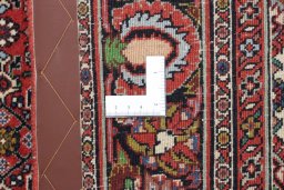 Full view of New Bijar rug from Iran / Persia, 182 × 115 cm in Multi Color tones