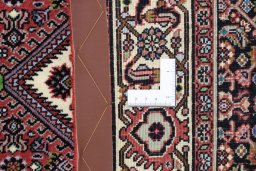 Full view of New Bijar rug from Iran / Persia, 170 × 112 cm in Multi Color tones