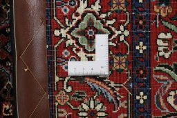 Full view of New Bijar rug from Iran / Persia, 170 × 113 cm in Multi Color tones