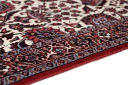 Central medallion detail of New Bijar rug from Iran / Persia