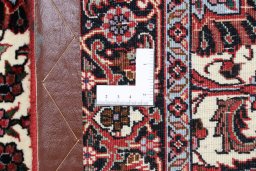Full view of New Bijar rug from Iran / Persia, 175 × 110 cm in White tones