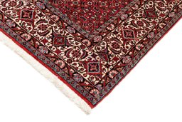 Central medallion detail of New Bijar rug from Iran / Persia