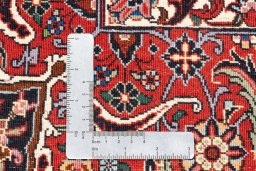 Central medallion detail of New Bijar rug from Iran / Persia