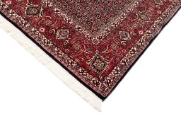 Central medallion detail of New Bijar rug from Iran / Persia