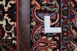 Full view of New Bijar rug from Iran / Persia, 185 × 113 cm in Multi Color tones