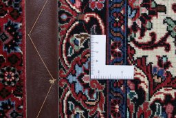 Full view of New Bijar rug from Iran / Persia, 150 × 95 cm in Multi Color tones