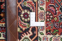 Full view of New Bijar rug from Iran / Persia, 150 × 91 cm in Multi Color tones