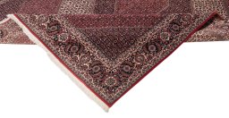 Central medallion detail of New Bijar rug from Iran / Persia