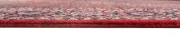 Backside of handmade New Bijar rug showing knot structure and weave density